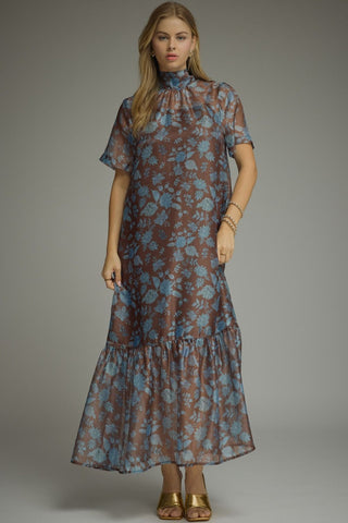 Mocha Bloom Dress