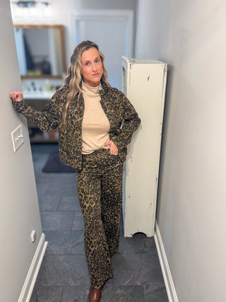 Leopard Denim