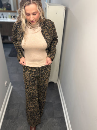 Leopard Denim