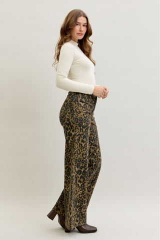 Leopard Denim