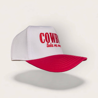 Cowboy Take Me Away Classic Trucker | Red/White