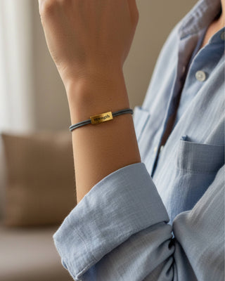 Sentiment Cord Bracelet-Strength, Proverbs 31:25