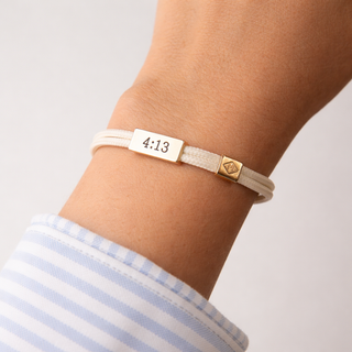 Sentiment Cord Bracelet-Philippians 4:13, You've Got This