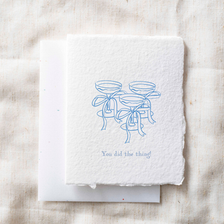 You Did the Thing | Champagne Celebration Greeting Card