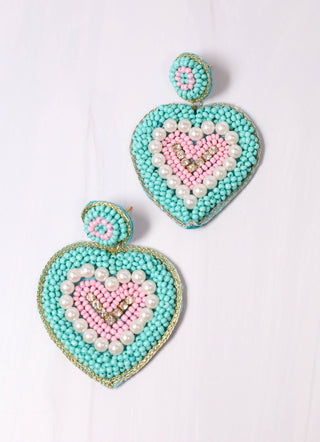 Crushing on You Heart Earring