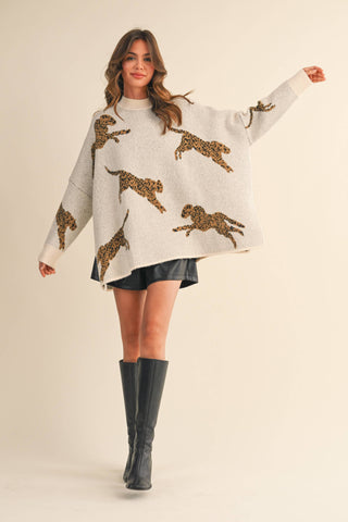 Leopard Luxe Sweater ( 2 colors)