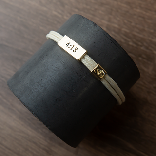 Sentiment Cord Bracelet-Philippians 4:13, You've Got This