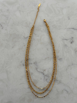 Triple Heat Layered Necklace