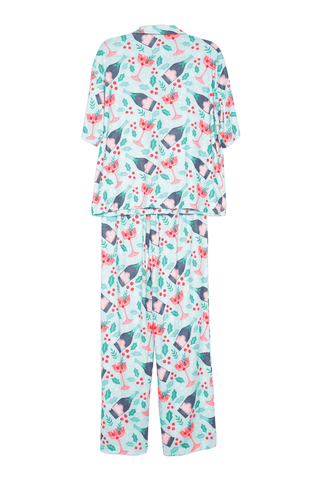 Holiday Champagne, Coupes & Holly  PJs
