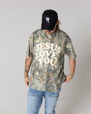 Camo Tee Jesus Loves You