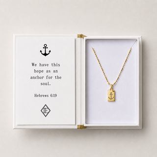 Storytellers Necklace-Anchor | Faith Gift